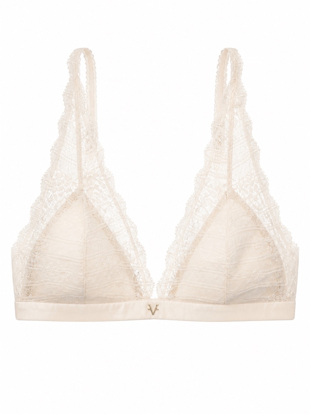 Victoria Secret Baby Pink ‎ Lace Bralette - Women Intimates. Sz XS (no size tag)